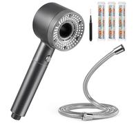 Blendura Alcachofa de Ducha para Filtro, Antical Alcachofa Ducha con Manguera 1.5m, Cabezal de Ducha para 5 Modos