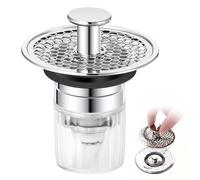 Blendura Tapon Lavabo, 32-42mm Tapón de Lavabo Universal Pop Up, Tapones Lavabo Antiobstrucción Antiolor Tapón Desague Lavabo para bañera, Cocina, Lavabo