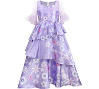 Bleoavre Isabela - Disfraz de cosplay de princesa, trajes de Halloween para mujer (morado 1, L)