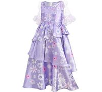 Bleoavre Isabela - Vestido de cosplay de princesa, trajes de Halloween para mujer (talla M, morado)