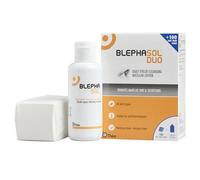 blephasol Duo 100 ml, loción + 100 almohadillas de limpieza