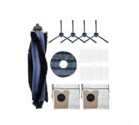 BlesConi 10 piezas de repuesto para Eufy para OMNI C20: cepillo principal, cepillos laterales, filtros HEPA, bolsas de polvo, toallita