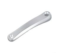 BlesConi 170 mm bicicleta izquierda manivela pierna aleación de aluminio para cuadrado y rómbico agujero (plata rómbica)
