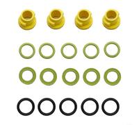 BlesConi 19 Unidades O-for Ring Seal Set para K?rcher 2.880-001.0 Repuestos Lavadora a Presión Juntas Nylon para Auto Limpieza Máquina Manguera Cepillos Conexiones Verde Negro Amarillo