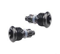 BlesConi 2 pares de tornillos de purga de freno de bicicleta y juntas tóricas para Magura MT2 MT4 MT5 MT7 MT8, reemplazo de aleación (negro)