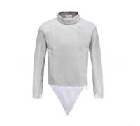 BlesConi 350N Esgrima Chaleco Conductivo Chaqueta Lame Metal/para Competencia de Entrenamiento Plata (38 #)