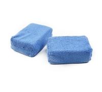 BlesConi 4/8 esponjas aplicadoras de microfibra azul para aplicación de sellador de cera de coche (8)