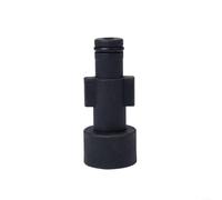 BlesConi Adaptador de lavadora de alta presión de 1/4 pulgadas, boquilla de espuma para Karcher para Nilfisk para Bosch Garden Vehicle Wash Latón dorado negro (paquete 1)