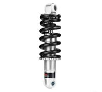 BlesConi Amortiguador de bobina de suspensión trasera para ciclismo, aleación de aluminio y construcción de acero, montaje de 8 mm, dureza ajustable para (150 mm x 750 libras)