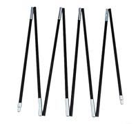BlesConi Barra de reparación de fibra de vidrio para tienda de campaña, barra de repuesto para camping, caza, pesca, toldo, soporte de 3,2 m a 4,1 m de longitud (3,4 m)