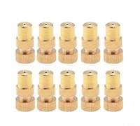 BlesConi Boca agrícola de cobre amarillo del espray de la niebla M14x1.5 rociador ajustable del agua de 360 grados para la irrigación del jardín