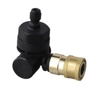 BlesConi Boquilla pivotante de conexión rápida para Worx para Hydroshot, pulverizador ajustable de 180 grados para limpieza de vehículos y hogar, plástico de metal negro