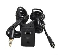 BlesConi Cable de extensión de puerto AUX y tipo C para vehículo de 145 cm, adaptador de interfaz de panel de montaje en tablero para una fácil conexión de audio de consola
