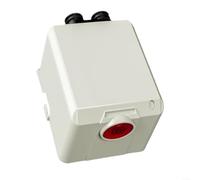 BlesConi Caja de control de plástico blanco 530SE para quemadores Riello 40G Serie G3 Controlador primario con unidad de ojo eléctrico (A)