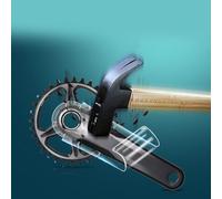 BlesConi Calcomanías protectoras de manivela para bicicletas de montaña, película TPH fina y ligera para SRAM XX1, XTR, SLX, Race Face 6C y E*thirteen Bielas (A)