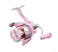 BlesConi Carrete guía automático 5+1 Rodamientos Long Cast Carrete poco profundo 5kg Max Drag para pesca en río mar (rosa 1000)