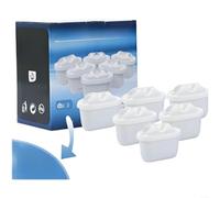 BlesConi Cartucho de filtro de agua de repuesto para jarra de cocina, purificador de carbón activado para agua potable limpia, rendimiento duradero, fácil ajuste, color blanco (1 unidad)