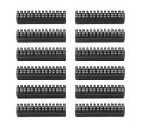 BlesConi Cepillo de limpieza de boquilla de silicona, paquete de 12 para BambuLab A1 para Mini, para limpiaparabrisas de alta temperatura para accesorios de impresora 3D, color gris