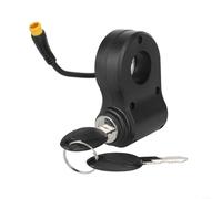 BlesConi Cerradura de puerta eléctrica impermeable para Kukirin Pro y Max, interruptor principal inteligente con identificación automática, agarre ergonómico, para accesorio de seguridad de plástico