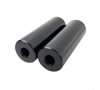 BlesConi Clavijas de eje trasero de bicicleta de acero negro de 10 mm/14 mm, reposapiés para acrobacias de bicicleta de montaña y conducción libre (A)