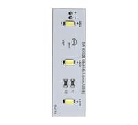 BlesConi Conjunto de luz LED para refrigerador Candy SW-BX02B 49031078 65mm Longitud 12V Conector de 2 pines Luz blanca diurna (1 unidad)