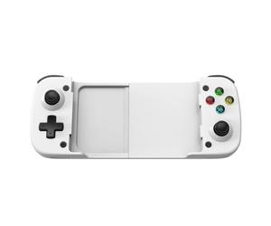 BlesConi Controlador elástico con palanca de mando de efecto Hall, frecuencia de sondeo de 800 Hz, botón trasero de disparo rápido para interruptor, PC, Android, iOS (blanco)