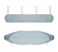 BlesConi Cubierta de almacenamiento manual para toldo, bolsa protectora de tela Oxford impermeable, para toldo retráctil de patio (3 m, gris)