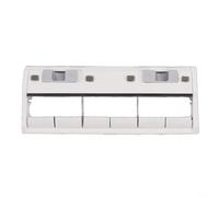 BlesConi Cubierta de cepillo principal para Ecovacs para Deebot X1 Turbo, para Omni T10, T10 Turbo, T8, T5, 950, 920, N8, N9 Series Robot Aspiradoras, Blanco/Negro (Blanco)