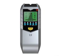 BlesConi Detector de pared profesional 5 en 1, buscador de pernos con escaneo profundo de metales y cables vivos, localizador de alta precisión para vigas de madera y cables (amarillo negro)
