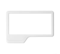 BlesConi Espejo de ducha de silicona inastillable, autoadhesivo a la pared para maquillaje y afeitado, espejo de baño portátil, no necesita ganchos, 5.7 x 3.7 pulgadas (blanco)