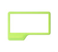 BlesConi Espejo de ducha de silicona inastillable, autoadhesivo a la pared para maquillaje y afeitado, espejo de baño portátil, no necesita ganchos, 5.7 x 3.7 pulgadas (verde)