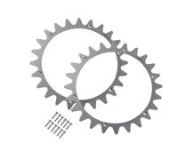 BlesConi Estacas de acero inoxidable pulido compatibles con Worx para Landroid L, kit de tracción para WR153E WR155E WR147E incluyendo tornillos de montaje