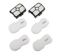 BlesConi Filtros para Shark Powerdetect, 4 Foam 2 HEPA Kit de repuesto