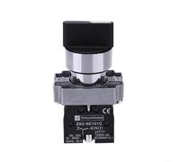BlesConi Interruptor selector XB2-BD33C 10A 3 posiciones 2NO mantenido para TOGGLE para uso industrial comercial