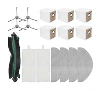 BlesConi Juego de accesorios para aspiradora robot Cecotec para Conga 7490 para Ultimate Home para X-Treme para Genesis, cepillos, filtros, almohadillas de fregona, bolsas de polvo