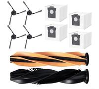 BlesConi Juego de piezas de aspiradora con cepillo de rodillo, cepillos laterales y bolsas para Dreame D20