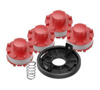 BlesConi Juego de repuesto de carrete de 6 piezas para recortadora CE-CT36/30 3405096, compatible con GE-CT y para la serie AGILLO, piezas de jardín fáciles de instalar