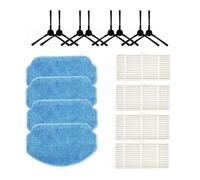 BlesConi Kit de cepillos laterales de filtro limpiador de vacío para ONSON para MAMNV BR150 BR151 Sweeper para Haier TL30U1 limpiador de aspiradora trapos de filtro