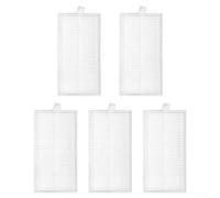 BlesConi Kit de filtros de repuesto para aspiradora robot Ecovacs y YEEDI Y1 Pro, papel de filtro blanco, paquete de 5