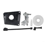 BlesConi Kit de servicio de aceite para motosierras 4500 5800 45cc 52cc 58cc, cubierta de bomba con engranaje sin fin y filtro