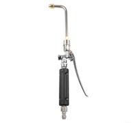 BlesConi Lanza de lavado de alta presión para jardín, brazo de pulverización de acero inoxidable con conexión rápida de 1/4 y mango de bloqueo para uso en exteriores (17 cm-90 °)