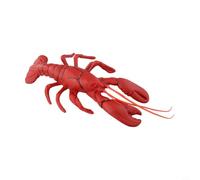 BlesConi Modelo de langosta de simulación, decoración de cangrejo de plástico para fiesta temática, fotografía, accesorio de teatro, rojo, 47 x 23 x 6 cm