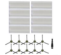 BlesConi Paquete de 19 piezas de aspiradora robot para OKP Life K2 K3 para filtros premium y kit de cepillo lateral para eliminación efectiva de desechos y cuidado del suelo en entornos domésticos