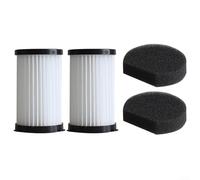 BlesConi Paquete de 2 filtros de repuesto para aspiradora de mano CLEANmaxx PC-P009E Cyclone, filtro blanco de alta densidad