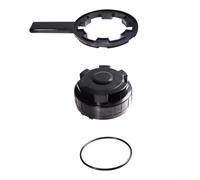BlesConi Paquete de 2 tapas de tapa ABS y llave de apertura para Hayward CL200 CL220 CLX200CA alimentador de clorador automático, piezas negras