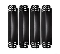 BlesConi Paquete de 4 carpas de calor para barbacoa Nexgrill, cubiertas de quemador de parrilla de acero de porcelana de 14.6 x 4.1 x 1.7 pulgadas, piezas de repuesto para parrilla de gas