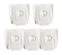 BlesConi Paquete de 5 bolsas de repuesto para aspiradora Samsung VCA-SBT90E/XAA VCA-SAE90B/AA, bolsas de polvo no tejidas con bloqueo higiénico, accesorios de filtro lavables para robots limpiadores