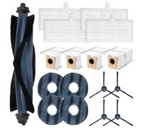 BlesConi Para eufy para omni C20 Robot Aspirador Kit de Repuesto de Cepillo Principal Filtros de Tela de Mopa (A)