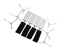 BlesConi Pieza de repuesto para Rowenta X-plorer serie 20/40/45/50, kit de cepillos laterales y filtros para RR682 RR687 RR688 RR7267 RR7275