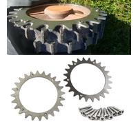 BlesConi Puntas de tracción para cortacésped Worx para robot cortacésped Landroid S y M, para tacos y herrajes duraderos de acero 304